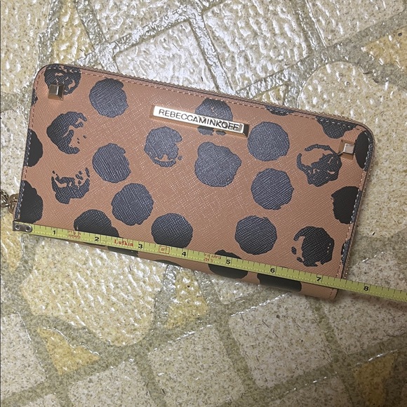 Like new Rebecca Minkoff Brown and Black Dot leather Wallet - Picture 13 of 16
